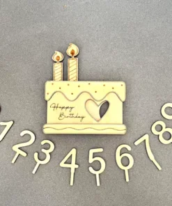 Geldgeschenk Torte Geburtstag mit allen Zahlen