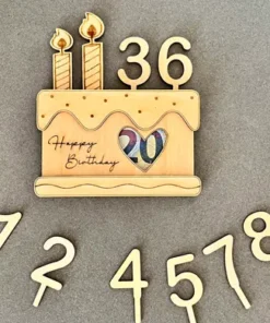 Geldgeschenk Torte zum 36. Geburtstag